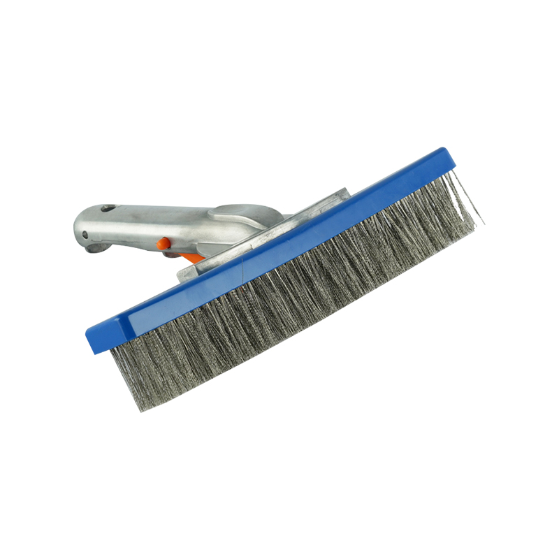 1442 10'/26cm Metal Back Wall Brush with Aluminium Handle,stainless Steel Bristles