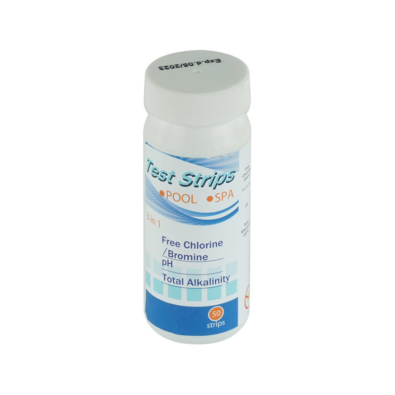 1903 3 in 1 Chlorine Test Strips Test Free Chlorine, Total Alkalinity and Ph-50 Strips