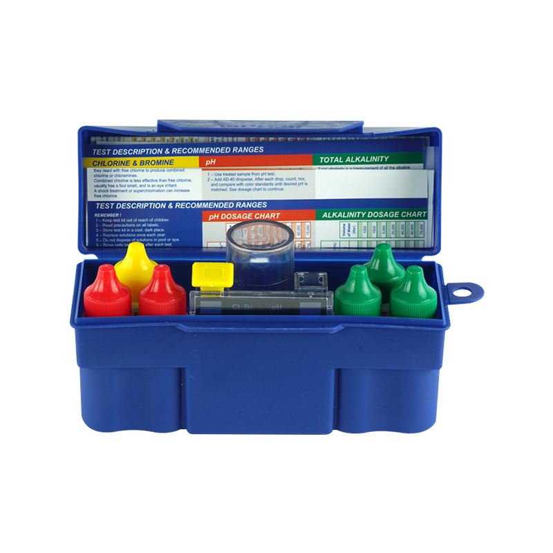 1911 5-way Test Kit for Pool & Spa Test Chlorine, Bromine, Ph, Acid Demand, Total Alkalinity